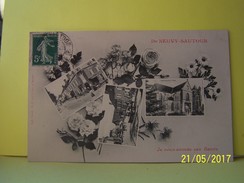 NEUVY-SAUTOUR (YONNE) CARTE FANTAISIE. CARTE MULTI-VUES. - Neuvy Sautour