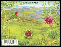 Nouvelle-Calédonie 2014 - Oiseaux, Fleurs, Le Maquis Minier - BF Neufs // Mnh - Unused Stamps