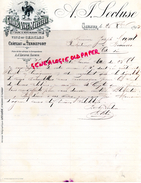 49- SAUMUR- LETTRE MANUSCRITE SIGNEE  A. J. LECLUSE- GRANDS VINS MOUSSEUX- CHATEAU DE TERREFORT-1890 - Old Professions