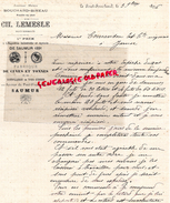 49- LE PONT FOUCHARD-  LETTRE MANUSCRITE SIGNEE  CH. LEMESLE- BOUCHARD BINEAU- 1896 FABRIQUE CUVES ET TONNES TONNELLERIE - Old Professions