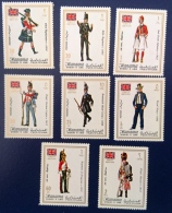 MANAMA Costumes Militaires.Military Costumes. Serie Complete, ** MNH - Disfraces