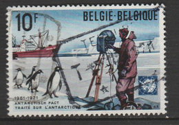 BELGIQUE ,N°1589 " TRAITÉ SUR L'ANTARTIQUE  MANCHOTS ET NAVIRE  ERIKA-DAN" - Preserve The Polar Regions And Glaciers