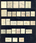 Hungary - Lot Of Various Perforation On Stamps, Various Quality / 2 Scans - Otros & Sin Clasificación