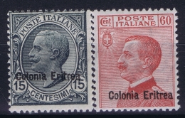 Italy Eritrea  Sa  47 - 48   Postfrisch/neuf Sans Charniere /MNH/**  1918 - Erythrée