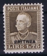 Italy Eritrea  Sa  137 Mi 139C  Postfrisch/neuf Sans Charniere /MNH/**  1928 Perfo 11 - Erythrée