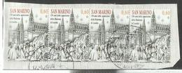 REPUBBLICA DI SAN MARINO 2008 ANNIVERSARIO 150 CL APPARIZIONI DELLA MADONNA DI LOURDES  € 0,60 USATO USED OBLITERE´ - Usados