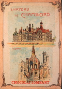 CHROMO & IMAGE - CHROMO. - Chocolat Lombart - Château De Chambord - En TB. état - Lombart