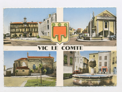 CPM:   61 - VIC-LE-COMTE - MULTIVUE - Vic Le Comte