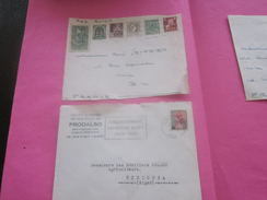France(ex-Colonie Française) Algérie 1950-62- 2 Lettres Dont 1 Devant  OMEC-Flamme(Timbre De Collection) ALGER  NICE-BIR - Covers & Documents