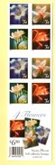 Etats-Unis, Carnet C 3181, Année 2001. 5 Séries 3181/84 **. Flowers - Fleurs : Lis Bleu, Orchidée, Freesia, Lis Orangé. - 3. 1981-...