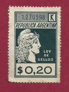 Argentina - 0,2 $ - 1951 - Neufs