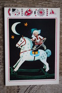 Emelia Rifing Horse  - Old USSR Postcard - 1970s -playing Toy - Giochi, Giocattoli
