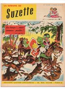 La Semaine De Suzette N°7 Quinze Questions Sur Roucou Le Pigeon - Naufrages - Jeu Page Double La Pièce Adroite De 1956 - La Semaine De Suzette