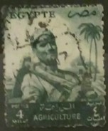 EGIPTO 1954 -1955 Serie Basica. Agricultor. USADO - USED. - Oblitérés