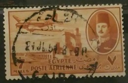 EGIPTO 1947 Correo Aéreo. Avion DC-3. USADO - USED. - Used Stamps
