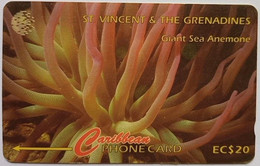 St. Vincent And Grenadines EC$20 142CSVC " Giant Sea Anemone " - Saint-Vincent-et-les-Grenadines