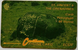 St, Vincent And Grenadines EC$20  9SCVB " Carib Petroglyph " - Saint-Vincent-et-les-Grenadines