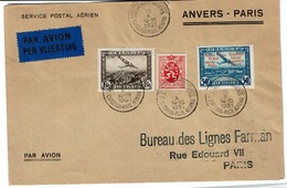 PR 31 Lettre  Anvers Paris  60 - Privées & Locales [PR & LO]