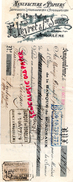 16 - ANGOULEME -TRAITE F. VEYRET -MANUFACTURE PAPIERS-PAPETERIE IMPRIMERIE-MAISON DUPUY FILS AINE- USINE GRAND FONT-1912 - Drukkerij & Papieren