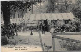 CPA Bucherons Métier Du Bois écrite Forêt De Saint Germain En Laye - Kunsthandwerk