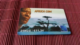 Prepaidcard Netherlands Africa 25 NLG Used - Cartes GSM, Prépayées Et Recharges