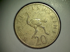 Tansanie 20 Senti 1966 - Tanzania