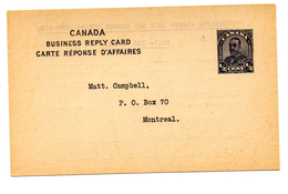 Entero Postal De Canada.- 1/2 Cent. - 1903-1954 Rois