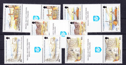 South Georgia 1999 Island Views 5v Gutter ** Mnh (35907) - South Georgia