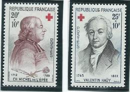 Timbre France Neuf ** N° 1226-27 - Red Cross