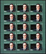 Russia 2017 100th Birth Anniv Yevgeny Zababakhin Nuclear Physicist Celebration Famous People Sciences Stamps Michel 2209 - Fogli Completi