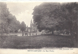 PAS DE CALAIS - 62 - HENIN LIETARD - Parc Public - Henin-Beaumont