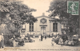 93-PANTIN- SQUARE  ET LA SALLE DES FÊTES DE LA RUE DE PARIS - Pantin