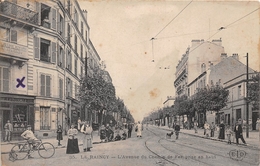 93-LE RAINCY- L'AVENUE DU CHEMIN DE FER, PRISE EN HAUT - Le Raincy