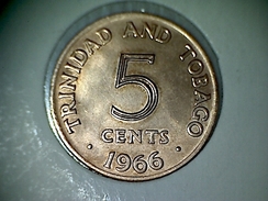 Trinidad & Tobago 5 Cents 1966 - Trinidad En Tobago