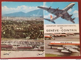 AEROPORT INTERCONTINENTAL DE GENEVE - COINTRIN Airport Swissair - Vliegvelden