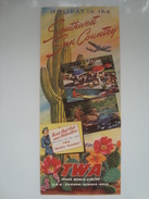 BLOTTING PAPER - TWA. HOLIDAY IN THE SOUTHWEST SUN COUNTRY. YOUR TWA QUICKIE VACATION - USA 50s UNUSED. - Advertenties