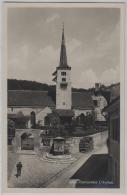 Corcelles - L'Eglise - Animee - Photo: Societe Graphique No. 3205 - Corcelles