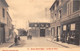 94 -BOISSY-SAINT-LEGER- LA RUE DE PARIS - Boissy Saint Leger