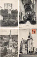 Delcampe - ETAMPES - 4 CPA - Tour De Guinette - Eglise St Martin - Eglise Notre Dame - Tour De L' Hotel De Ville        (97134) - Etampes