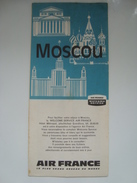 AIR FRANCE. MOSCOU. WELCOME SERVICE - FRANCE 1964. 12 PAGES. - Werbung