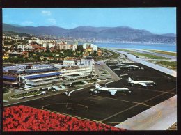 CPM 06 NICE Vue Aérienne De L'Aéroport Nice Côte D'Azur - Transport (air) - Airport