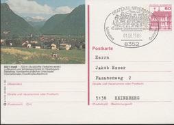 3144  Entero Postal Alemania 1986, Grafenau Niederbay - Geïllustreerde Postkaarten - Gebruikt