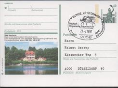 3144  Entero Postal Alemania 1991 , Glinde Kr Stormarn - Illustrated Postcards - Used