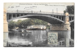 (14796-92) Villeneuve La Garenne - Vue Sur L' Eau Et Le Pont - Brégou Tabacs - Villeneuve La Garenne