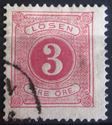 SUEDE             TAXE 1874      N° 2      Dentelé 13       OBLITERE - Postage Due