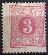 SUEDE             TAXE 1874      N° 2      Dentelé 13       OBLITERE - Postage Due
