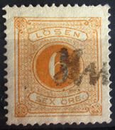 SUEDE             TAXE 1874      N° 4      Dentelé 13       OBLITERE - Postage Due