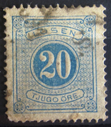 SUEDE             TAXE 1874      N° 6      Dentelé 13       OBLITERE - Portomarken