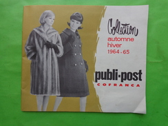 Catalogue Collection Automme Hiver  1964-1965 Publi-post Cofranca - Unclassified