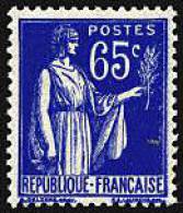 France Type Paix - N°  365 * 3ème Série Le 65c Outremer - 1932-39 Peace